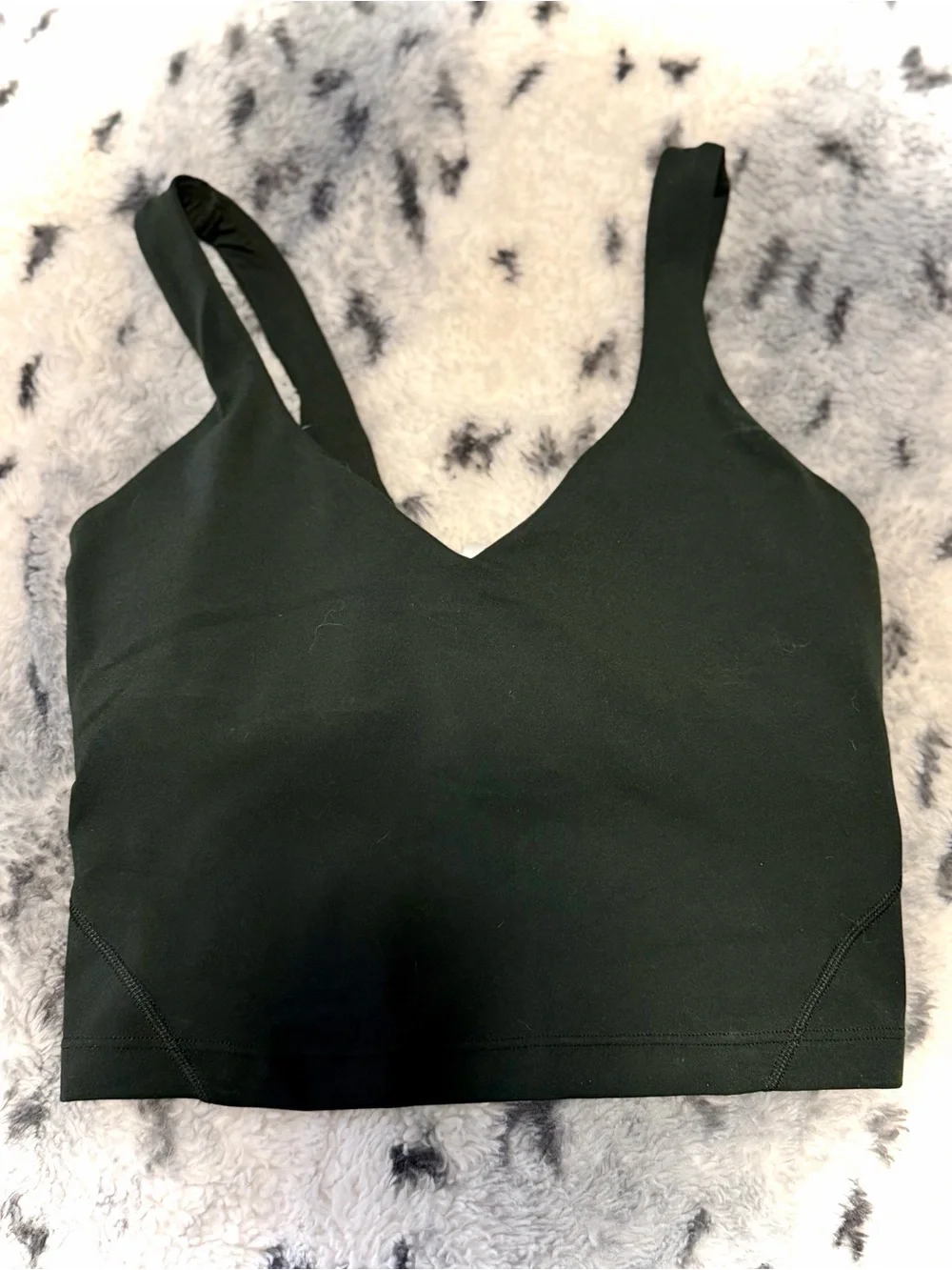 lululemon hunter green sports bra